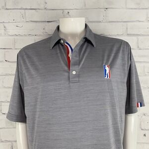 USAG Golf Shirt Men's Extra‎ Large Polo Gray Performance Logo U Suck At Golf
